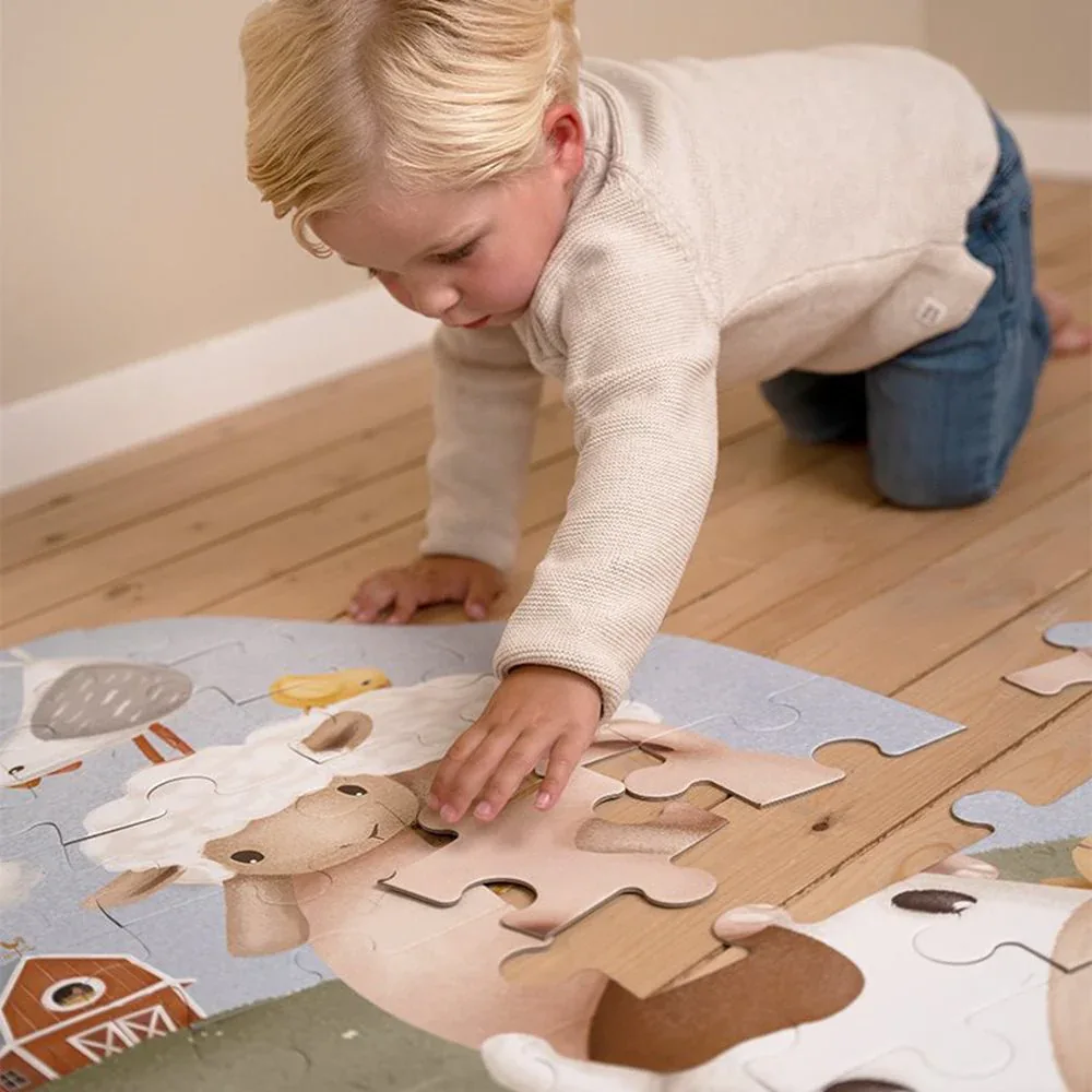 Little Dutch® Floor Puzzle Little Farm XL - Image 5