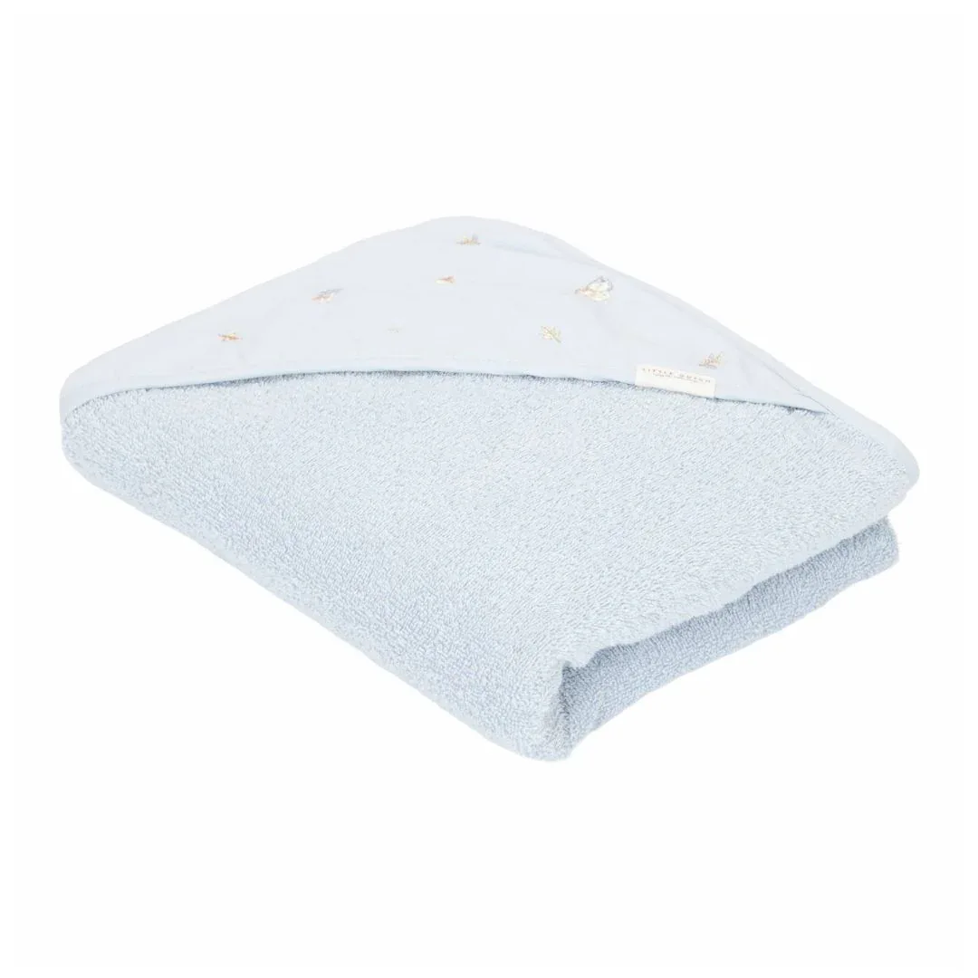 Little Dutch® Hooded towel Blue 75x75 - Image 2