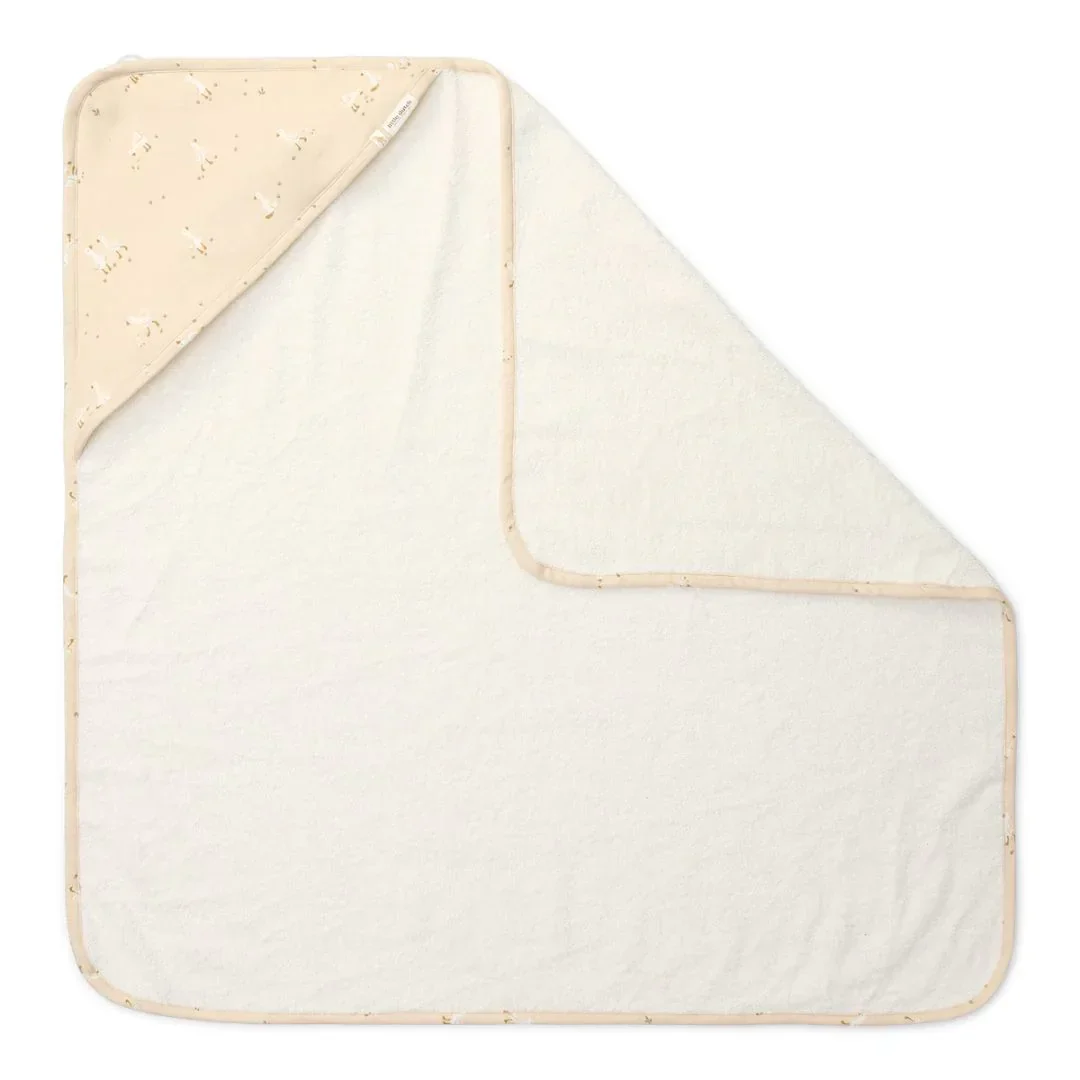 Little Dutch® Hooded Towel Little Goose 75x75cm - Image 2