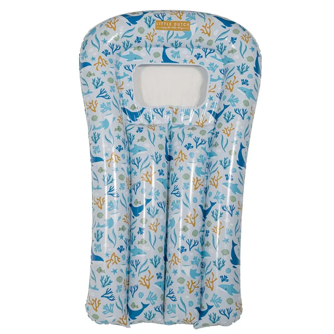 Little Dutch® Inflatable Water Mattress Ocean Dreams Blue