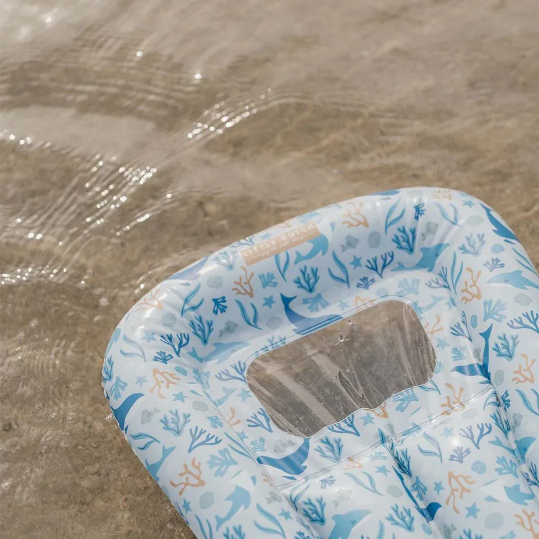 Little Dutch® Inflatable Water Mattress Ocean Dreams Blue - Image 2