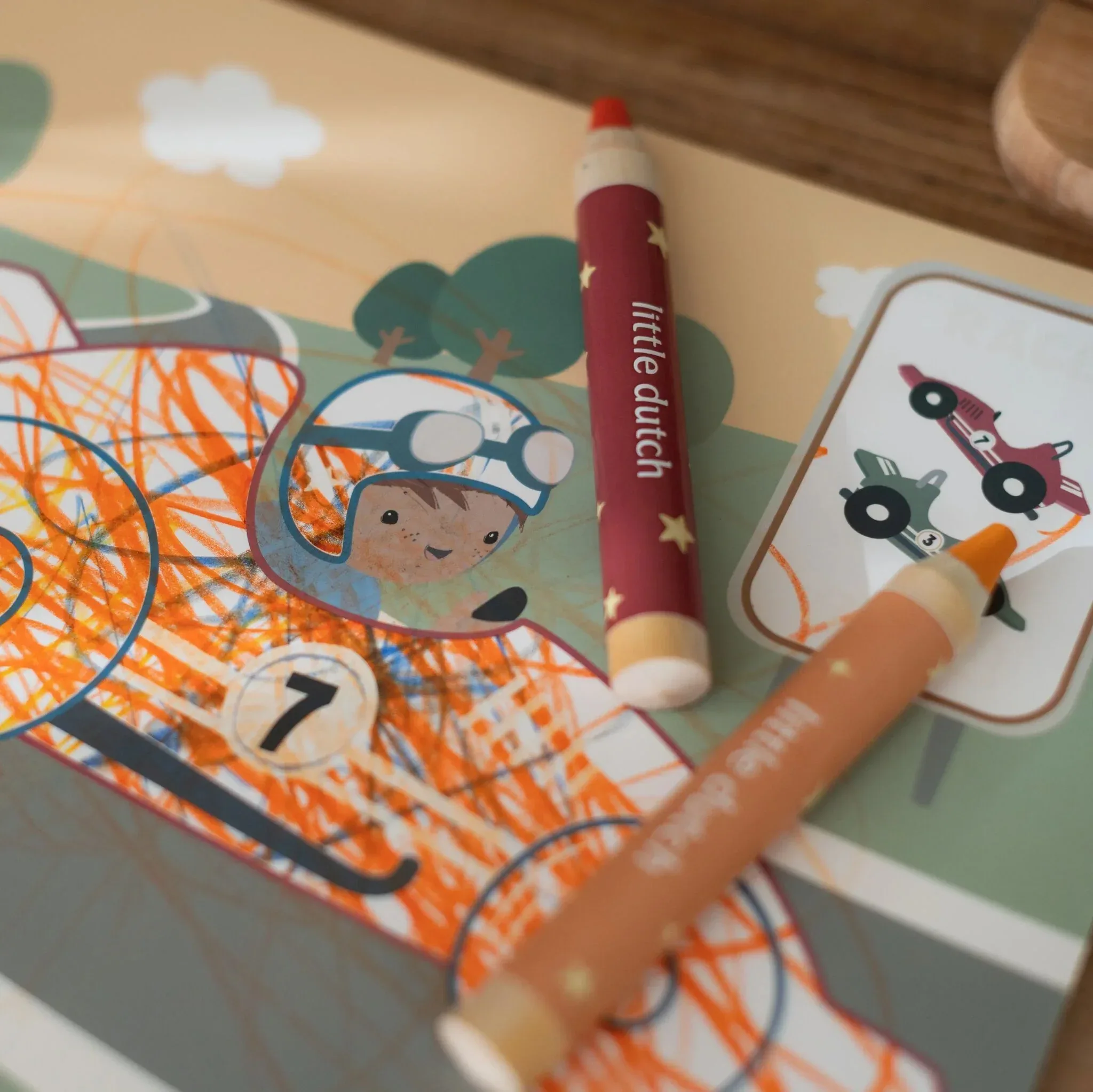 Little Dutch® Magic Colouring Book Jim & Friends - Image 5
