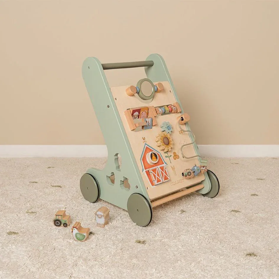 Little Dutch® Multi-activity baby walker Little Farm - Image 4