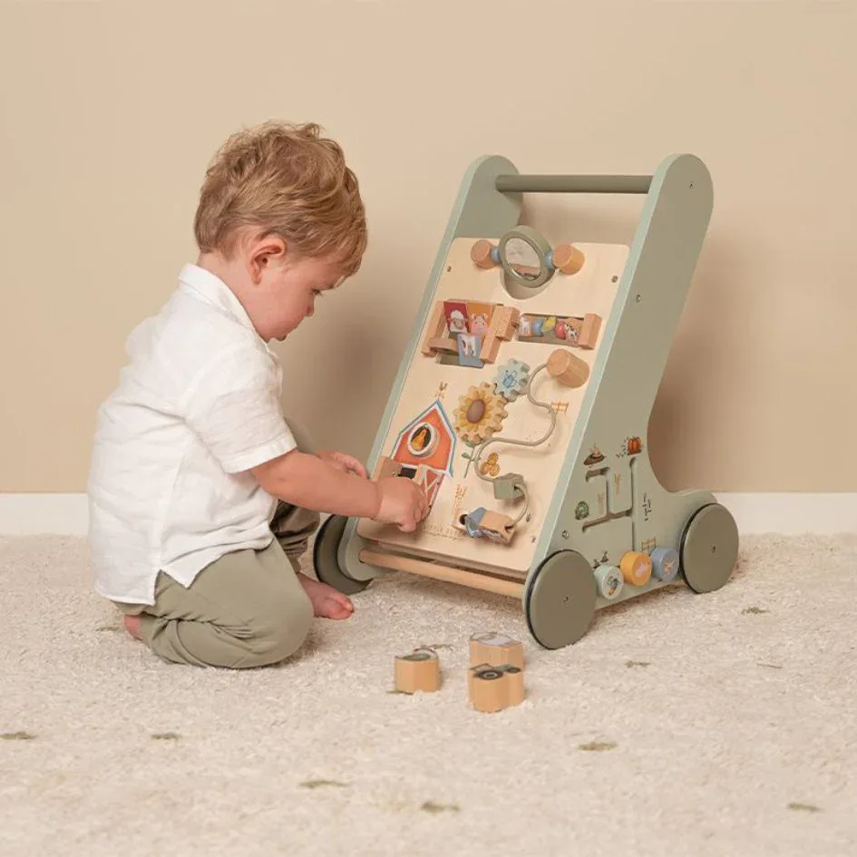 Little Dutch® Multi-activity baby walker Little Farm - Image 5