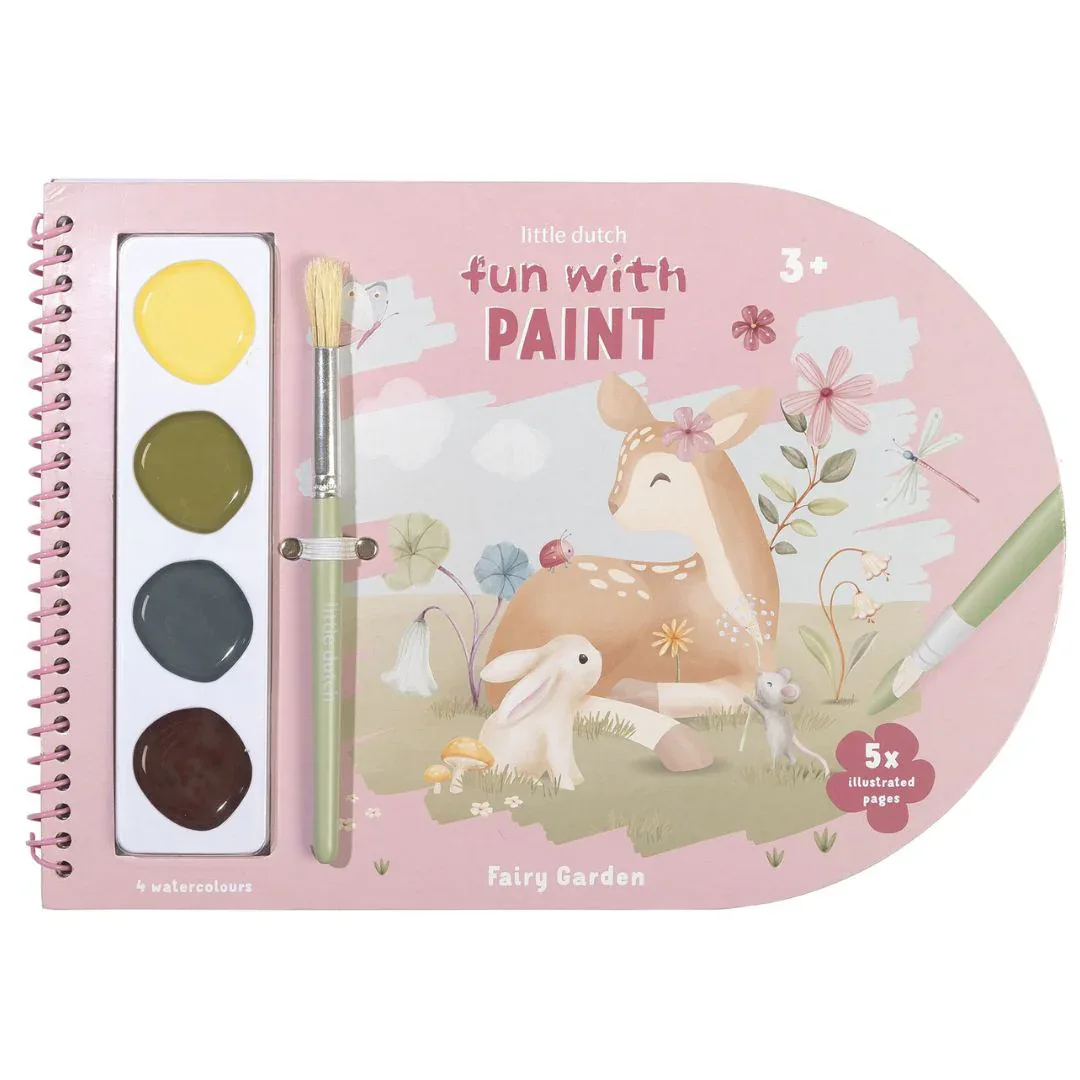 Little Dutch® Painting book Fairy Garden