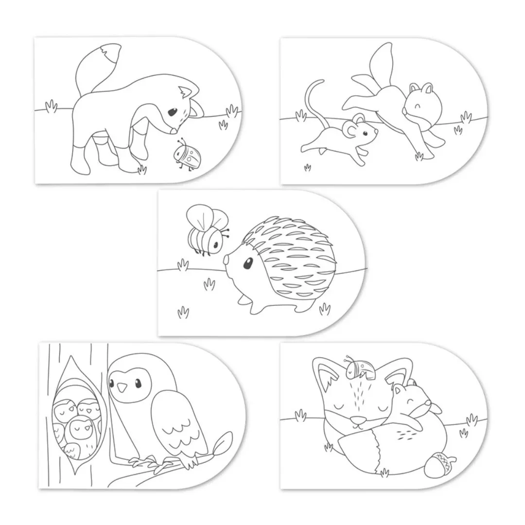 Little Dutch® Painting book Forest Friends - Image 2