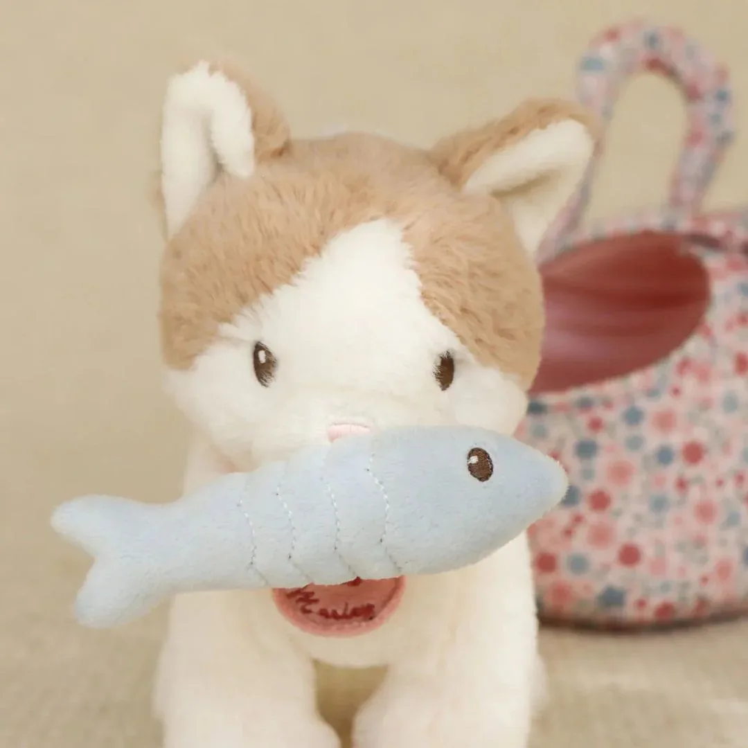 Little Dutch® Plush Cat in Carry Bag Marley - Image 5