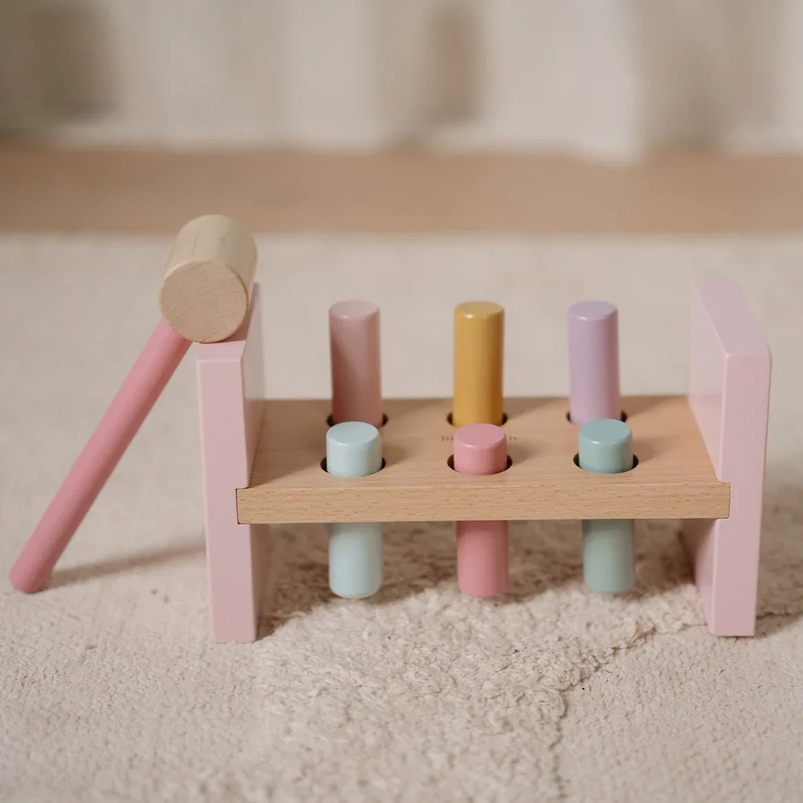 Little Dutch® Pounding Bench - Fairy Garden - Image 3