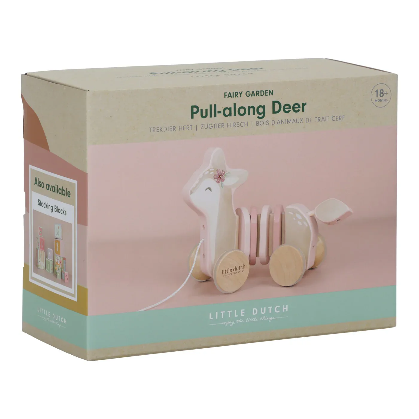 Little Dutch® Pull along Deer Fairy Garden - Image 2