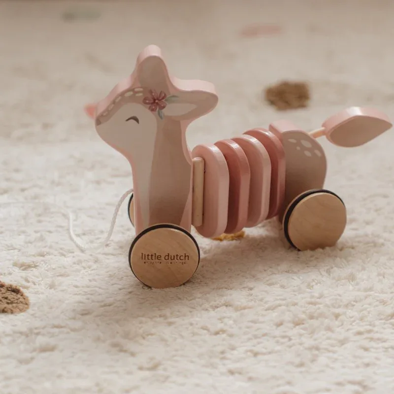 Little Dutch® Pull along Deer Fairy Garden - Image 4