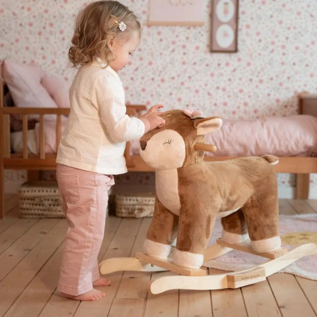 Little Dutch® Rocking Deer Fairy Garden - Image 3