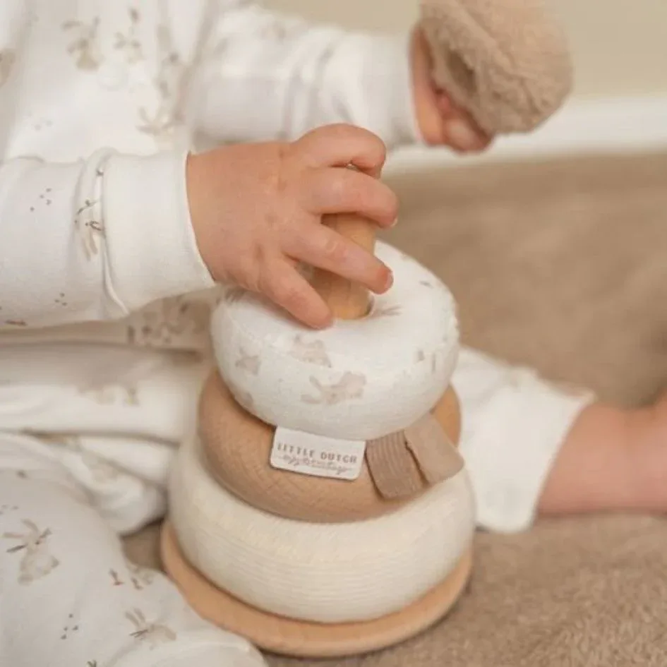 Little Dutch® Rocking ring stacker Baby Bunny - Image 4