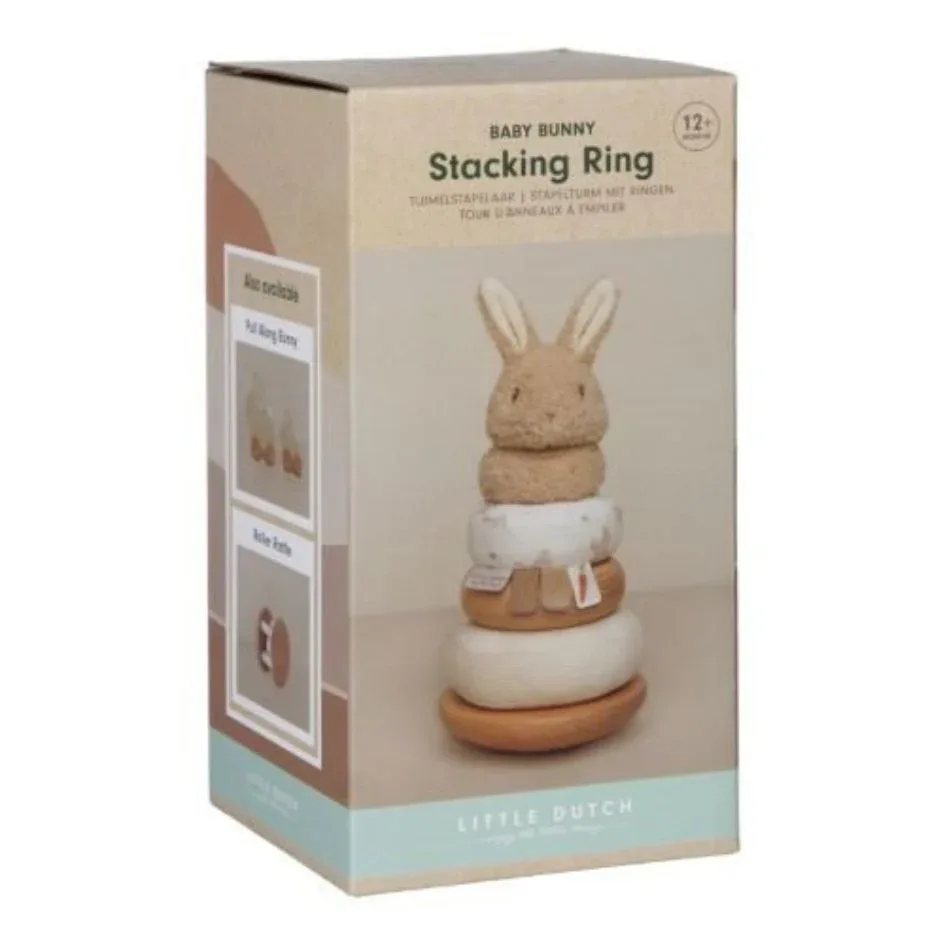 Little Dutch® Rocking ring stacker Baby Bunny - Image 5