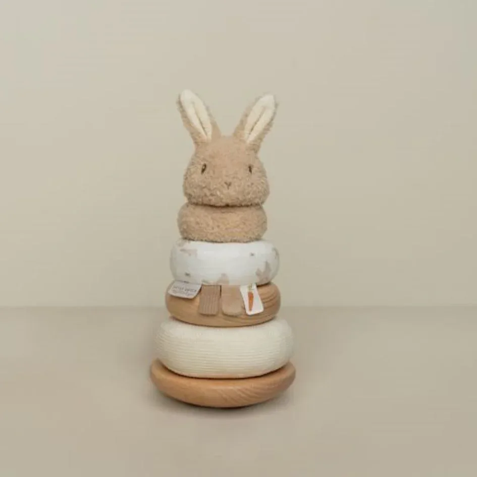Little Dutch® Rocking ring stacker Baby Bunny - Image 6