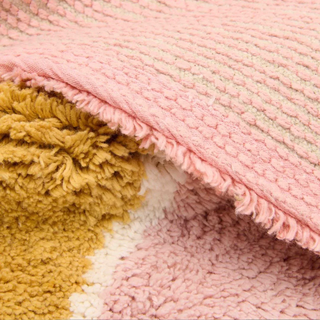 Little Dutch® Rug Rainbow shape Pure Pink - Image 3