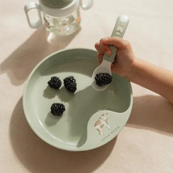 Little Dutch® Set of 2 Self-Feeding Spoons Little Farm - Image 3