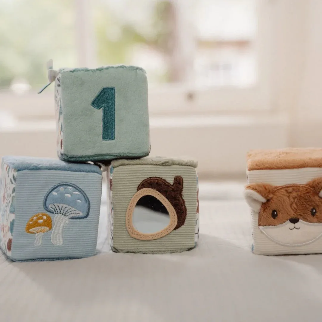Little Dutch® Set of soft cubes Forest Friends - Image 4