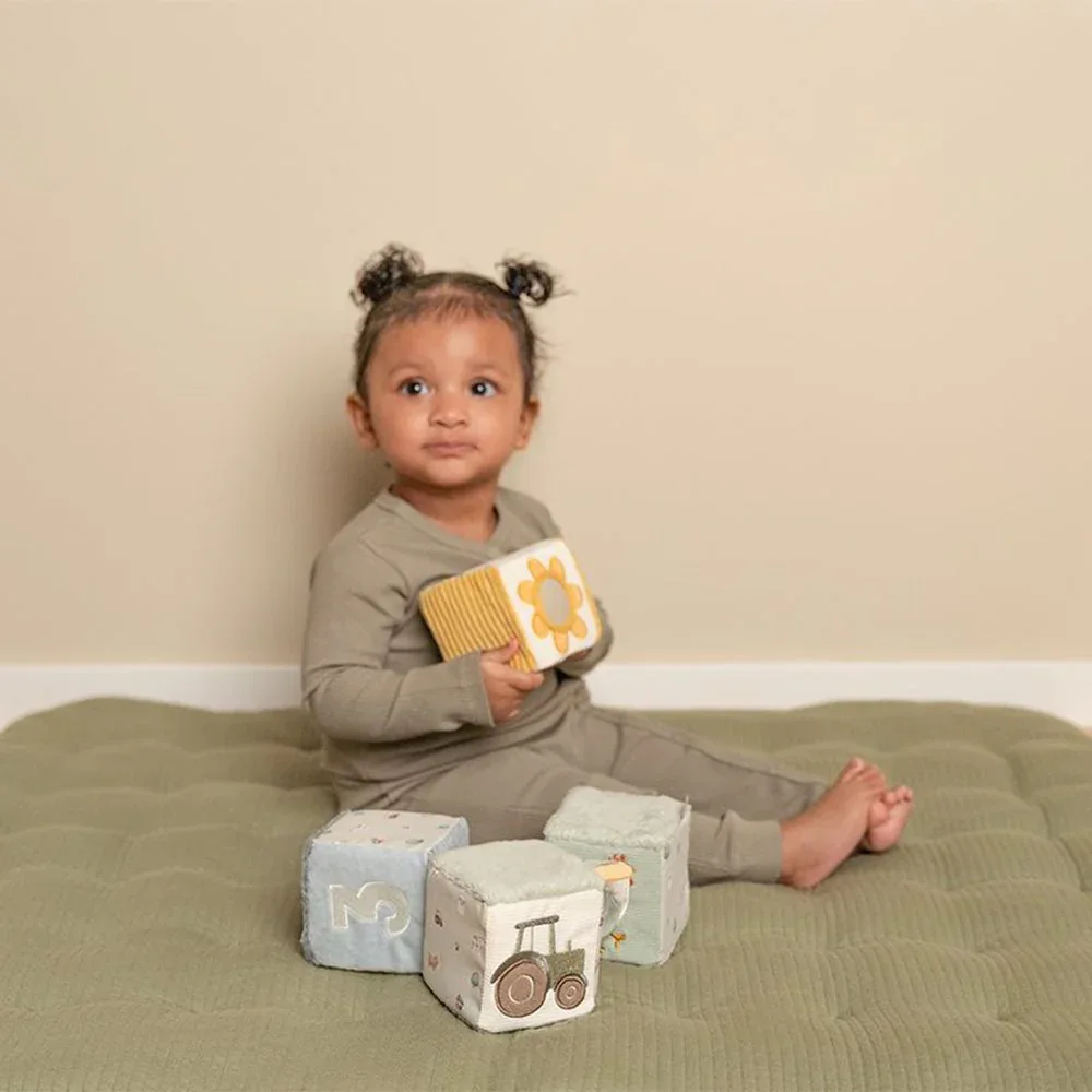 Little Dutch® Set of soft cubes Little Farm - Image 3