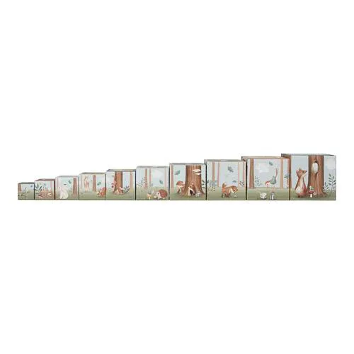 Little Dutch® Stacking blocks Forest Friends FSC - Image 2