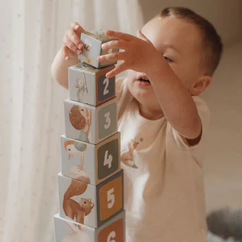 Little Dutch® Stacking blocks Forest Friends FSC - Image 4