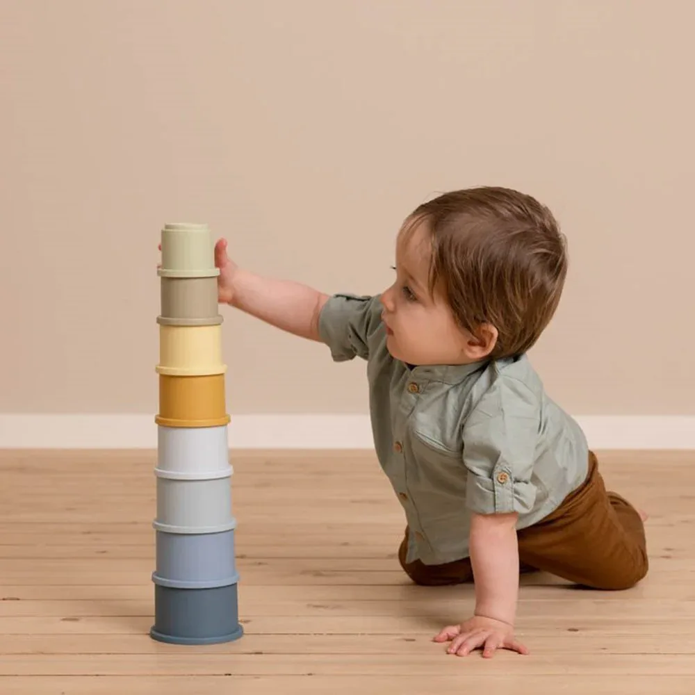 Little Dutch® Stacking Cups Blue - Image 3