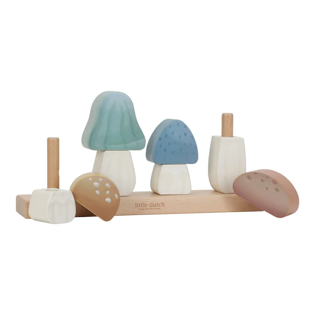 Little Dutch® Stacking Puzzle Flowers Fairy Garden FSC - Image 3