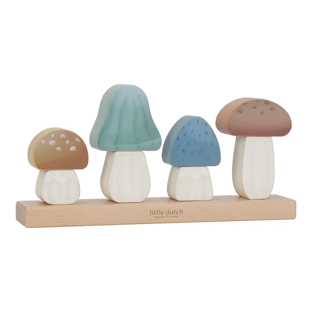Little Dutch® Stacking Puzzle Flowers Fairy Garden FSC - Image 4
