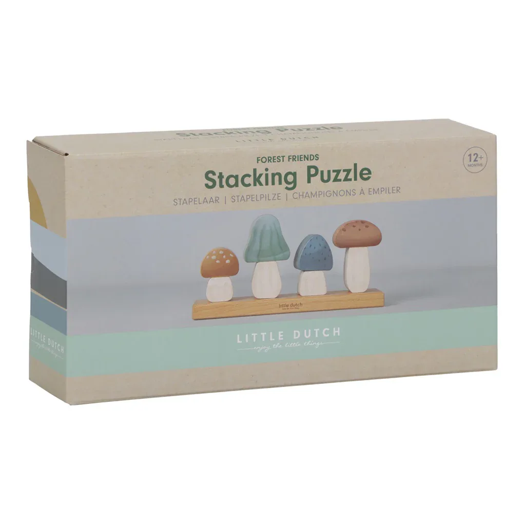 Little Dutch® Stacking Puzzle Flowers Fairy Garden FSC - Image 5