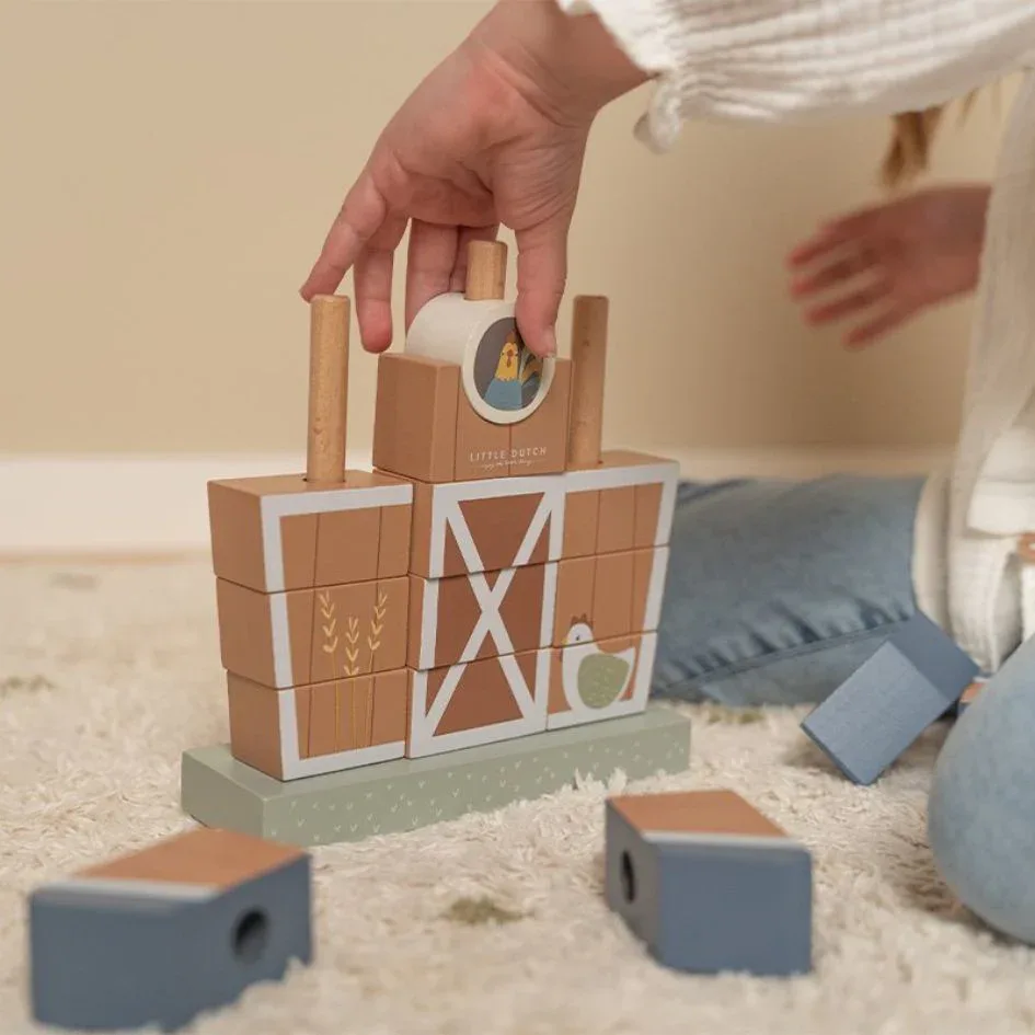 Little Dutch® Stacking Puzzle Little Farm - Image 4