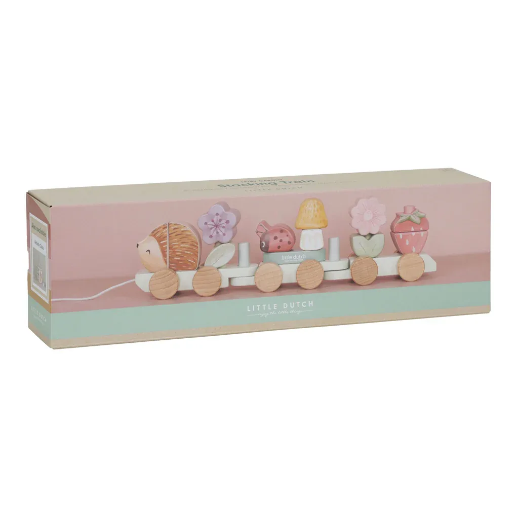 Little Dutch® Stacking Train Hedgehog - Fairy Garden - Image 2
