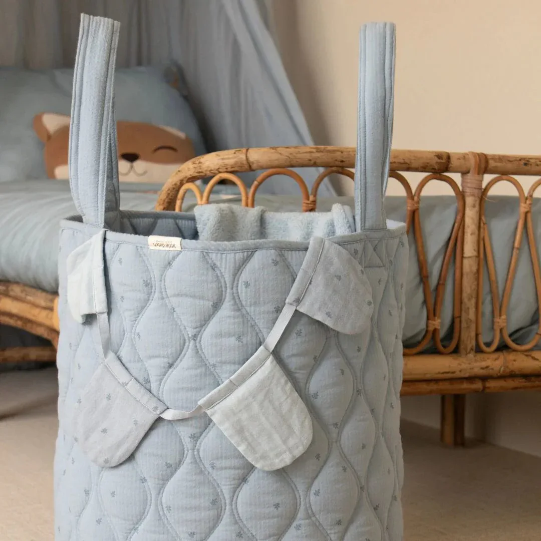 Little Dutch® Storage Basket Pure Denim Blue 35x45 - Image 5