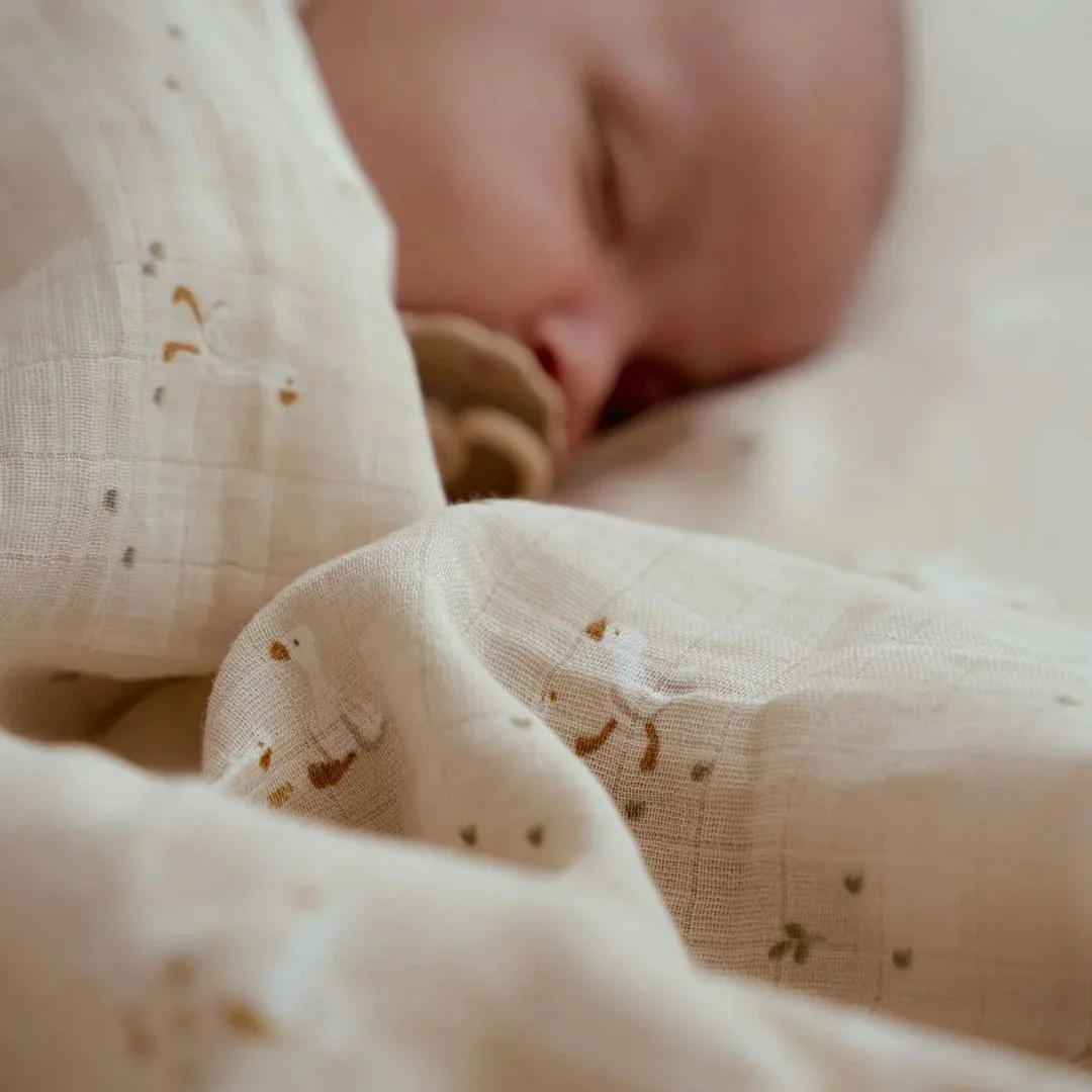 Little Dutch® Swaddles muslin Little Goose 120x120 - Image 5