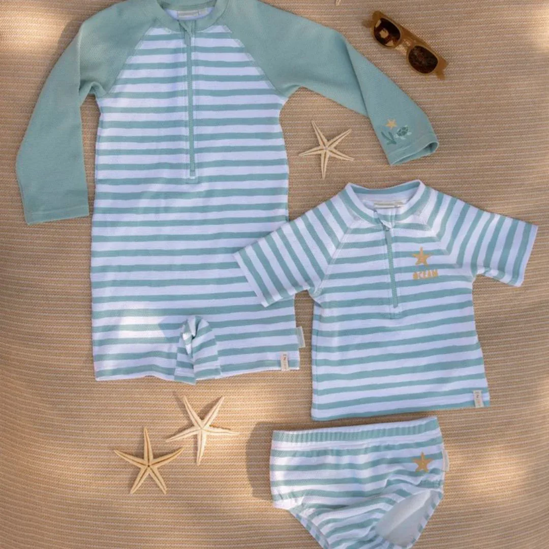 Little Dutch® Swim Nappy/Swim Trunks Stripes Surf Blue - Image 5