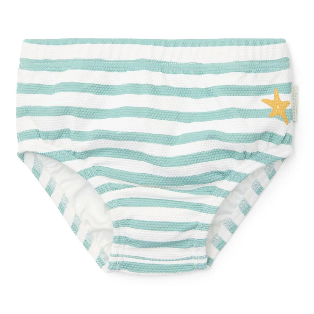 Little Dutch® Swim Nappy/Swim Trunks Stripes Surf Blue - Image 8