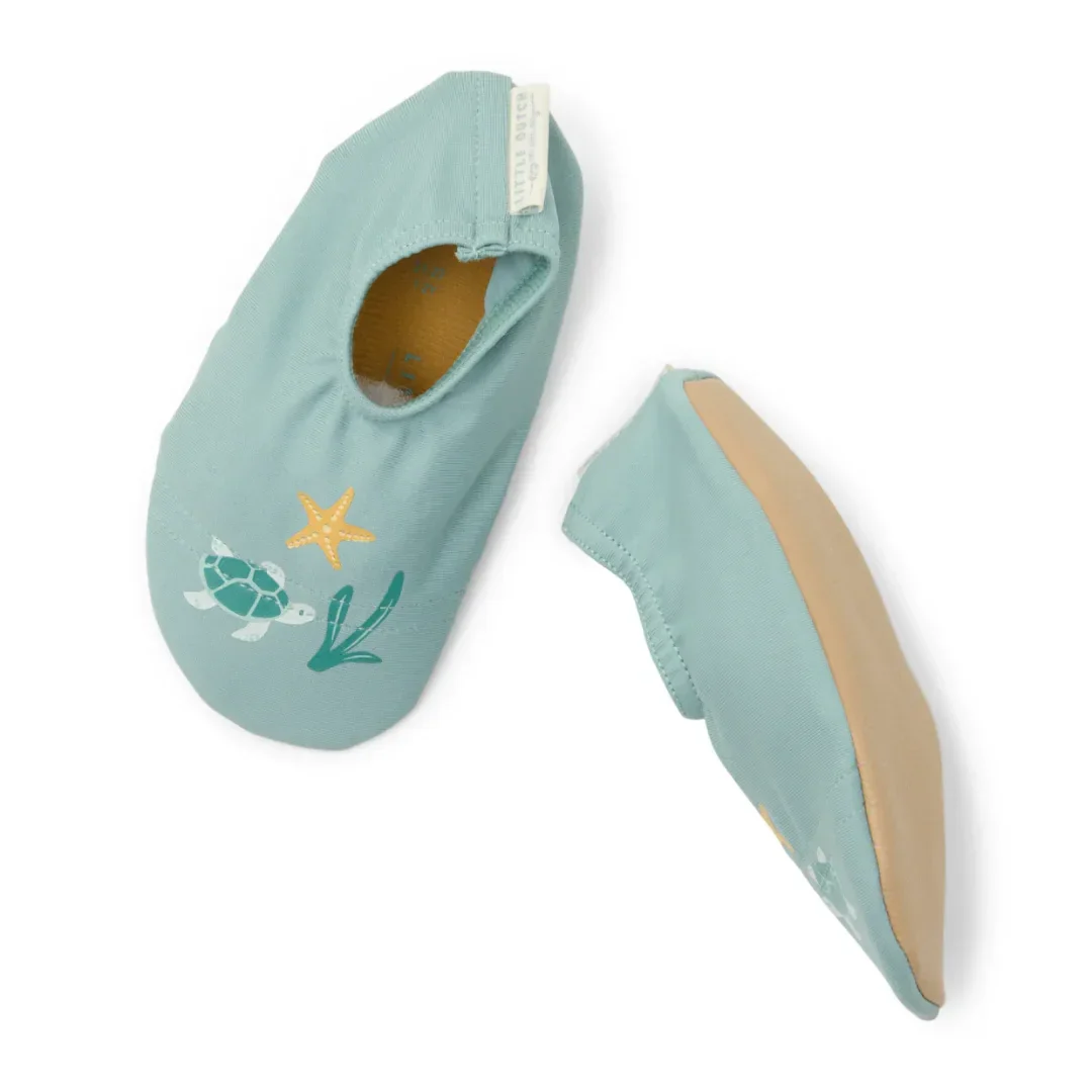 Little Dutch® Swim shoes Seashells Surf Blue - Image 3
