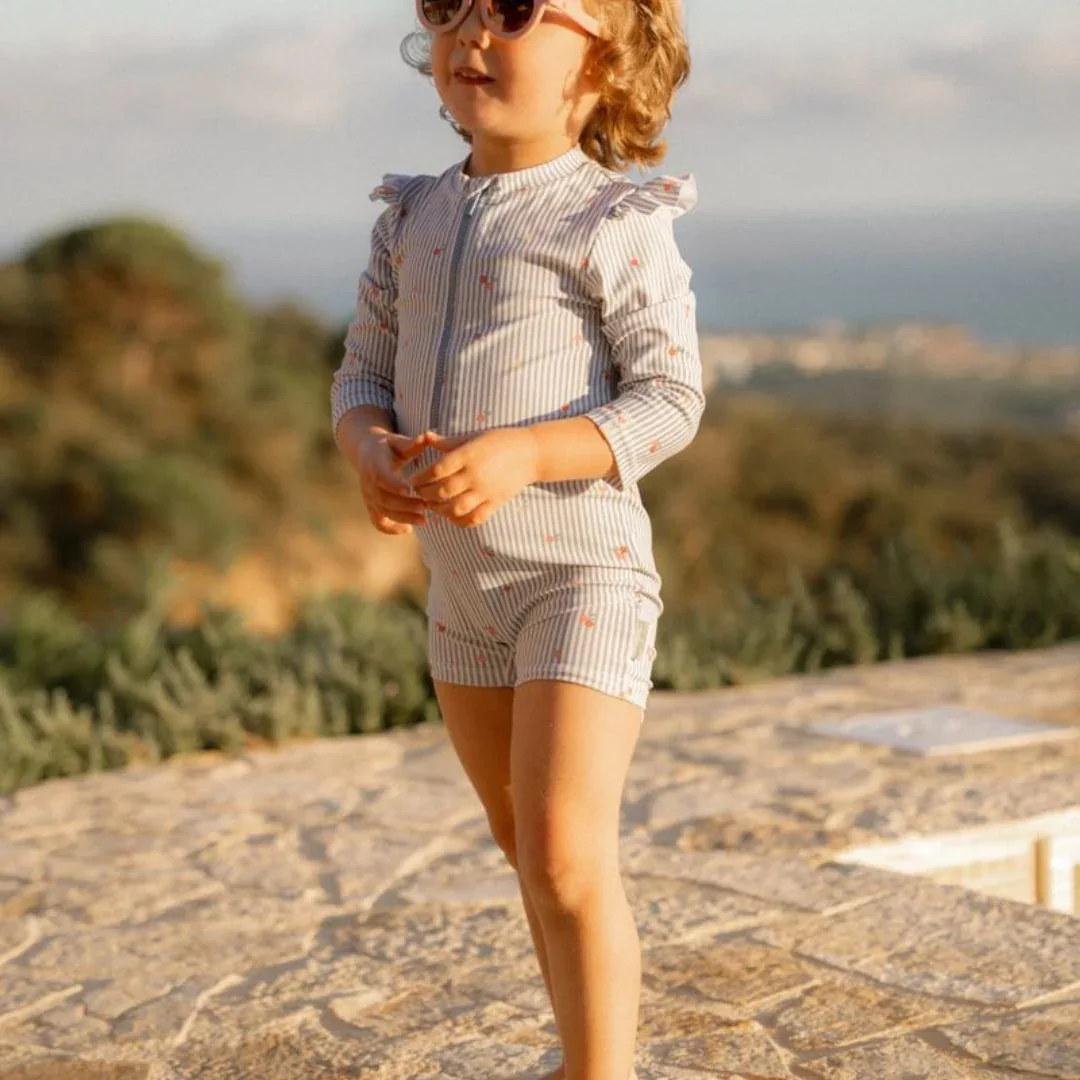 Little Dutch® Swimsuit Sunny Flowers Blue - Image 5