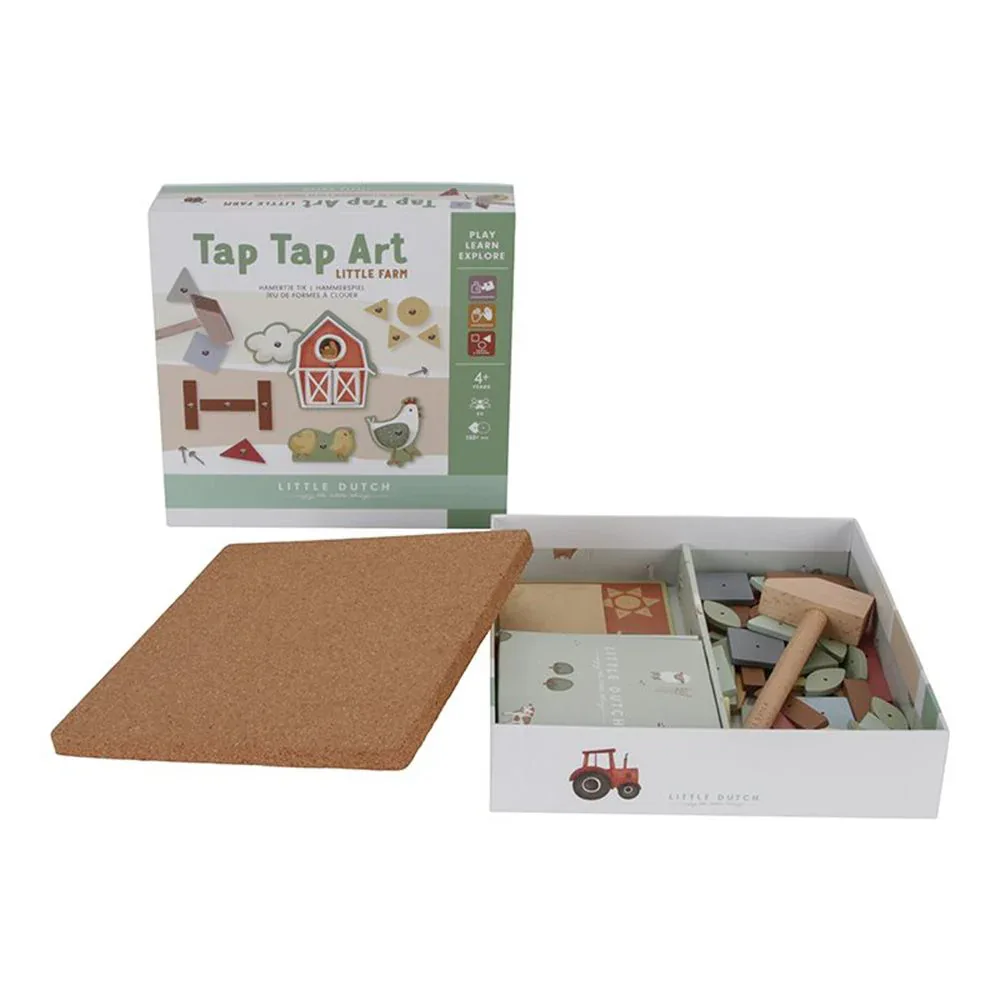 Little Dutch® Tap Tap Art set Little Farm - Image 2