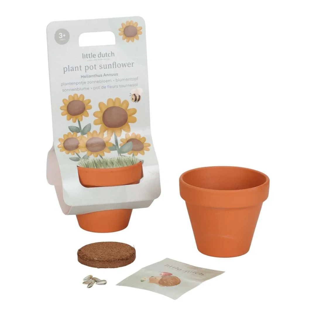 Little Dutch® Terracotta pot Sunflower - Image 2