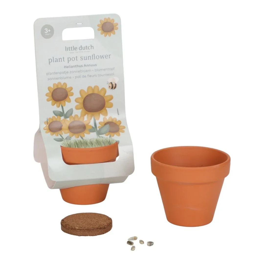 Little Dutch® Terracotta pot Sunflower - Image 3