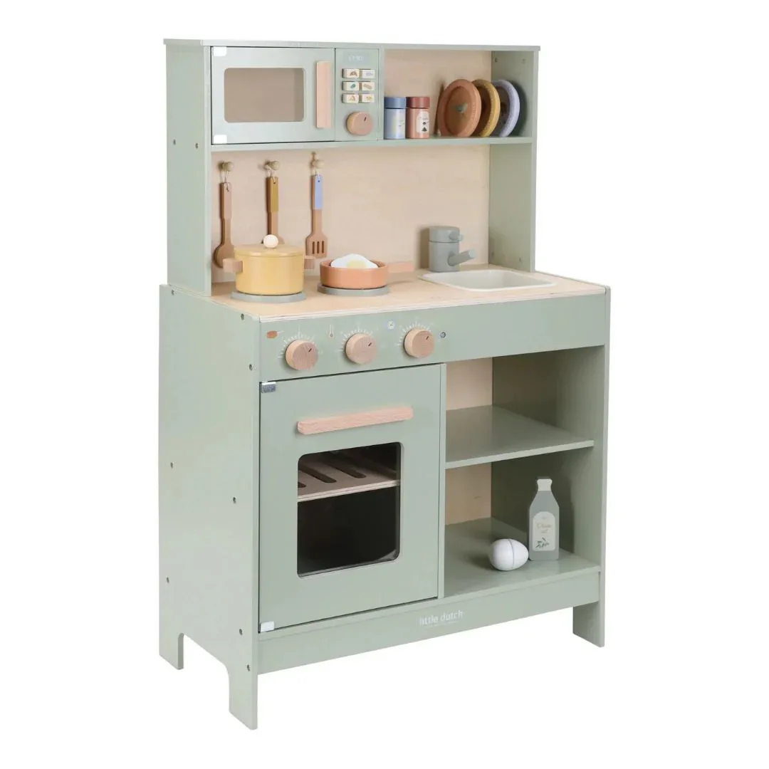 Little Dutch® Toy kitchen Mint Essentials - Image 2