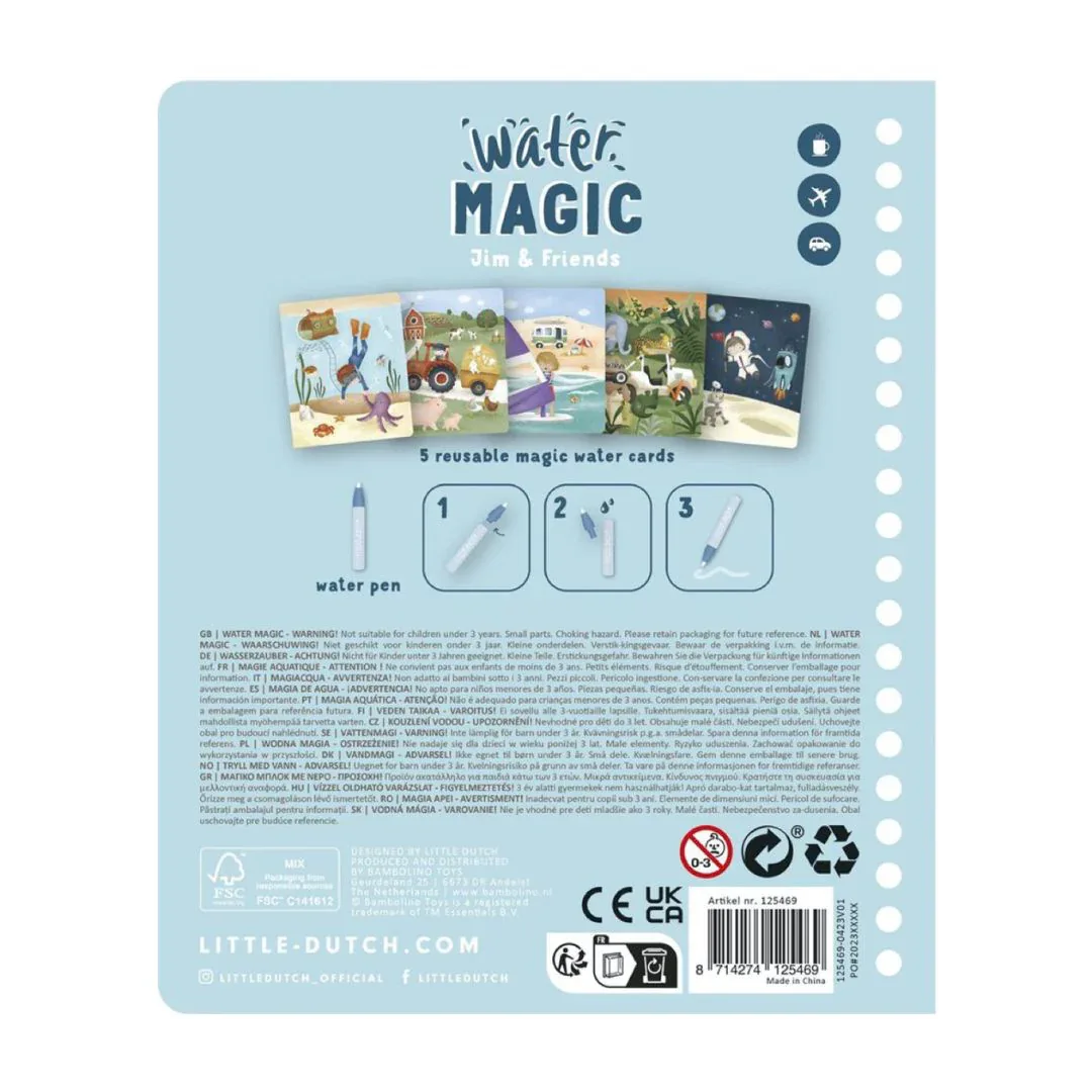 Little Dutch® Water magic book Jim & Friends - Image 3
