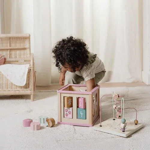 Little Dutch® Wooden activity cube - Fairy Garden - Image 6