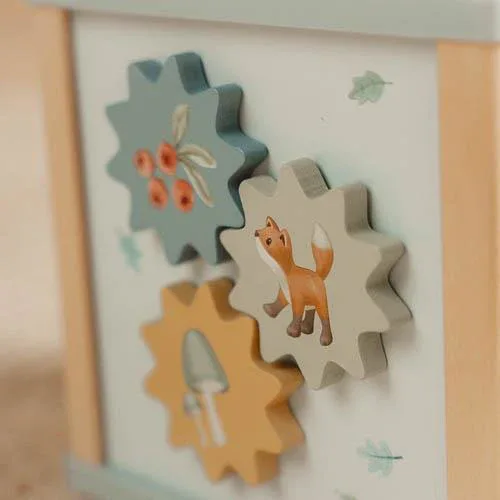 Little Dutch® Wooden activity cube - Forest Friends FSC - Image 3