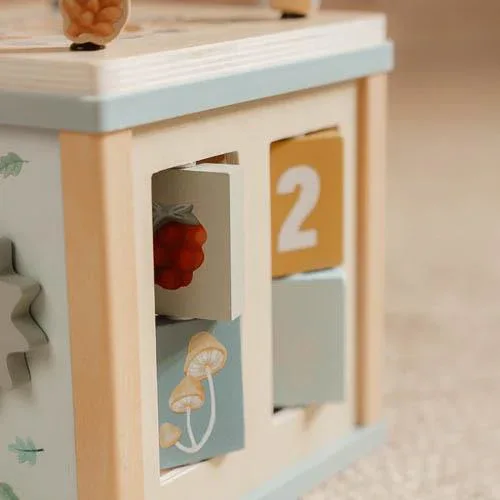 Little Dutch® Wooden activity cube - Forest Friends FSC - Image 6
