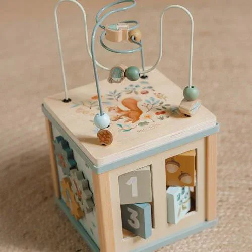 Little Dutch® Wooden activity cube - Forest Friends FSC - Image 7