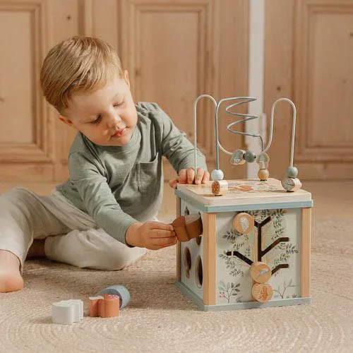 Little Dutch® Wooden activity cube - Forest Friends FSC - Image 9