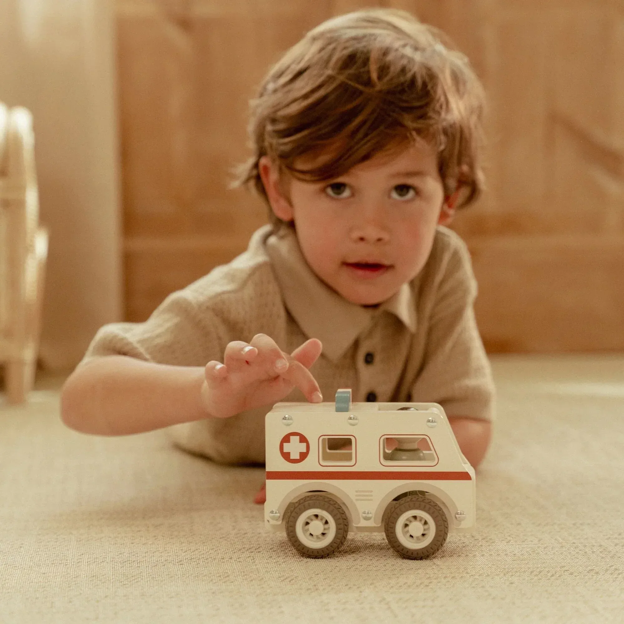 Little Dutch® Wooden Ambulance - Image 2