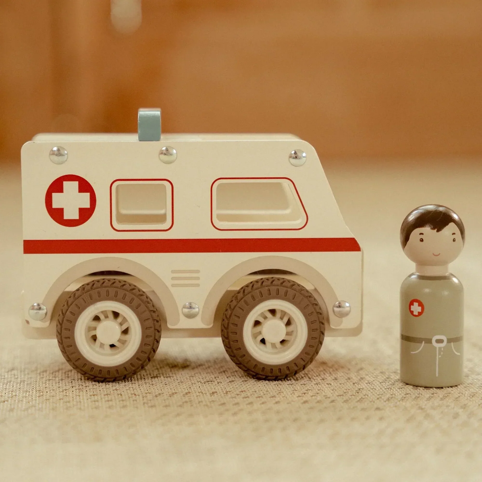 Little Dutch® Wooden Ambulance - Image 4