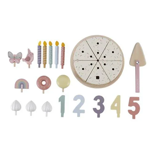 Little Dutch® Wooden birthday cake Pink - Image 3