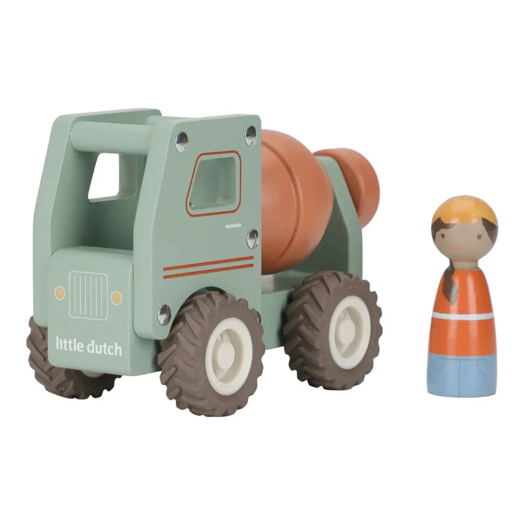 Little Dutch® Wooden Cement Truck